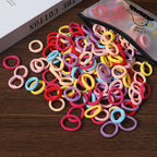 50/100Pcs Hair Bands for Children Colorful Nylon Scrunchie Hair Ties Rubber Band Kids Elastic Hair Leagues Girl Hair Accessories