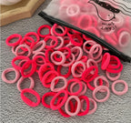 50/100Pcs Hair Bands for Children Colorful Nylon Scrunchie Hair Ties Rubber Band Kids Elastic Hair Leagues Girl Hair Accessories