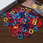 50/100Pcs Hair Bands for Children Colorful Nylon Scrunchie Hair Ties Rubber Band Kids Elastic Hair Leagues Girl Hair Accessories