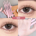 Double-end Lying Silkworm Eyeliner Pencil Diamond Glitter Matte l Pen Brightening Cream Shadow Highlighter Makeup