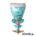 Love Heart Bear Foil Balloons Happy Birthday Valentine’s Day Party Decor Air Helium Globos Wedding Decorations Kids Toys Balloon