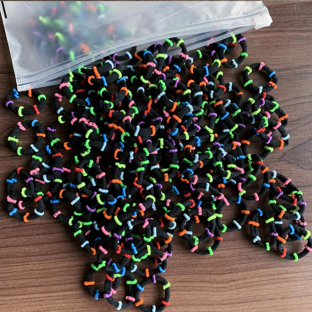 50/100Pcs Hair Bands for Children Colorful Nylon Scrunchie Hair Ties Rubber Band Kids Elastic Hair Leagues Girl Hair Accessories