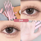 Double-end Lying Silkworm Eyeliner Pencil Diamond Glitter Matte l Pen Brightening Cream Shadow Highlighter Makeup