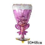 Love Heart Bear Foil Balloons Happy Birthday Valentine’s Day Party Decor Air Helium Globos Wedding Decorations Kids Toys Balloon