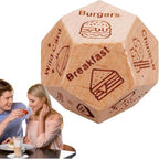 Dice for Her Him Couples Gift Ideas Food Decision Dice Games Christmas Birthday Valentines Day Gifts for Wife Husband