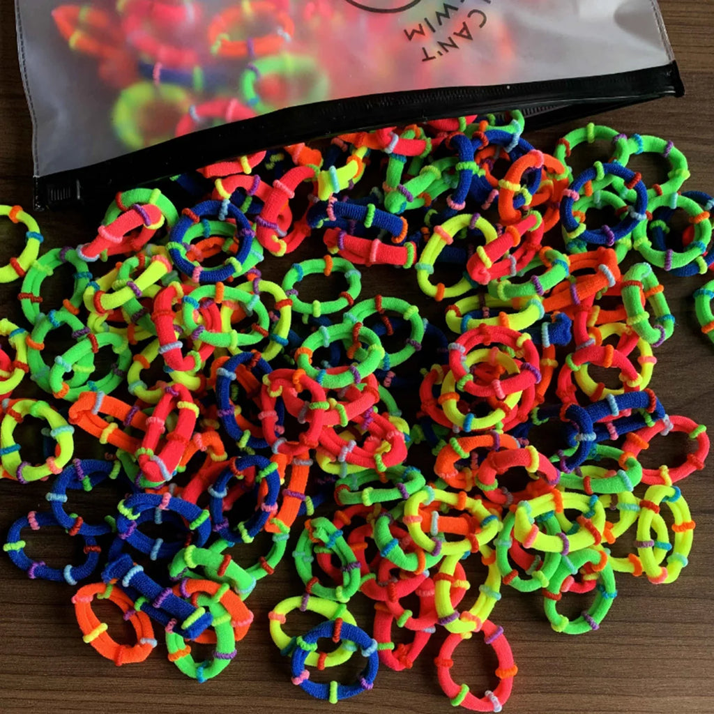 50/100Pcs Hair Bands for Children Colorful Nylon Scrunchie Hair Ties Rubber Band Kids Elastic Hair Leagues Girl Hair Accessories