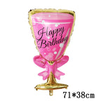 Love Heart Bear Foil Balloons Happy Birthday Valentine’s Day Party Decor Air Helium Globos Wedding Decorations Kids Toys Balloon