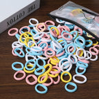 50/100Pcs Hair Bands for Children Colorful Nylon Scrunchie Hair Ties Rubber Band Kids Elastic Hair Leagues Girl Hair Accessories